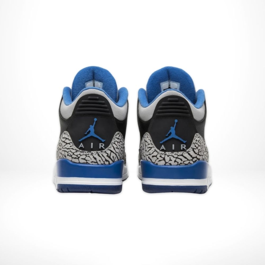 Rear view of Air Jordan 3