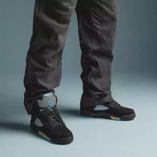 Real lifestyle image of Air Jordan 5