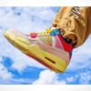 Real lifestyle image of Air Jordan 4