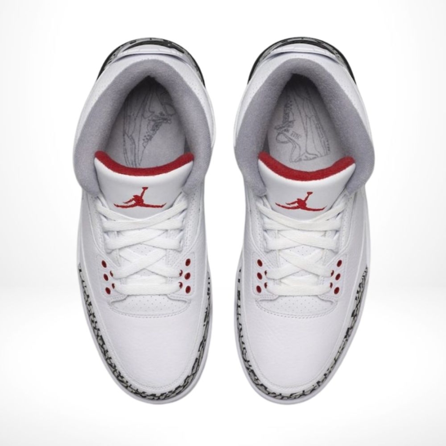 Top view of Air Jordan 3