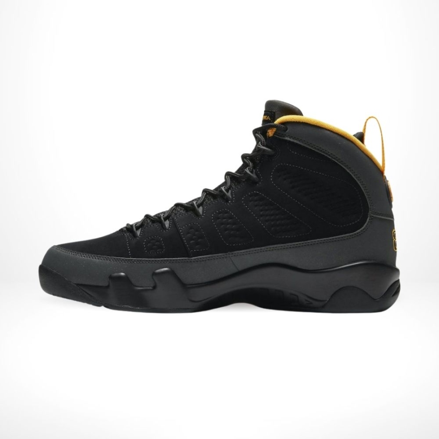 Side profile of Air Jordan 9