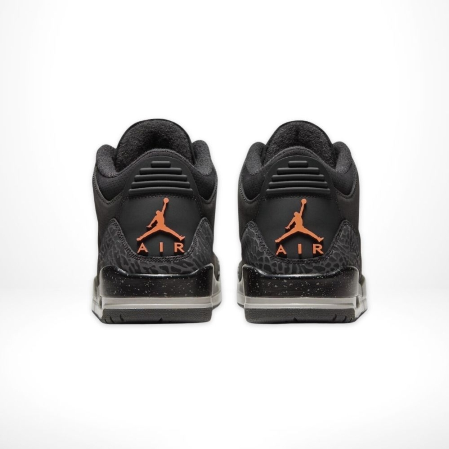 Rear view of Air Jordan 3