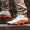 Real lifestyle image of Air Jordan 13