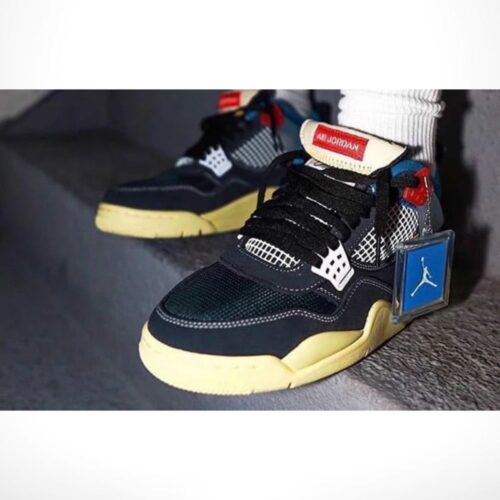 Real lifestyle image of Air Jordan 4