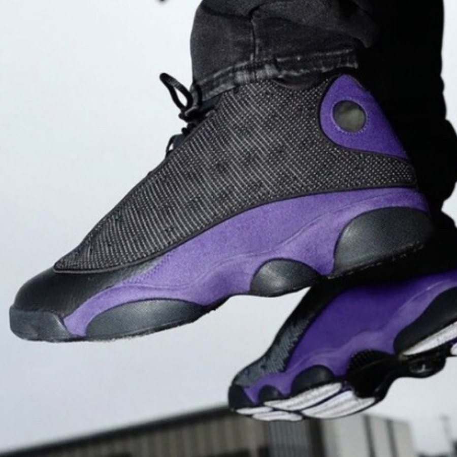 Real lifestyle image of Air Jordan 13