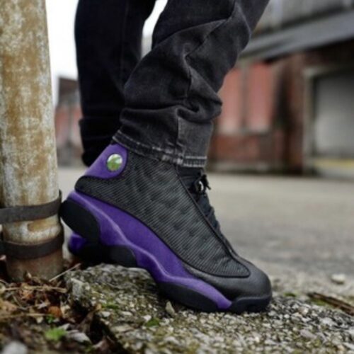 Real lifestyle image of Air Jordan 13