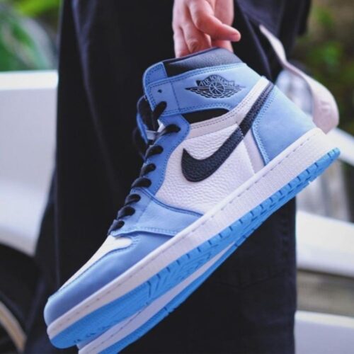 Real lifestyle image of Air Jordan 1