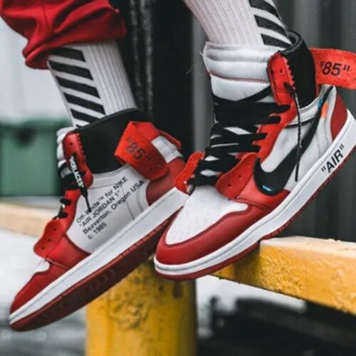 Real lifestyle image of Air Jordan 1