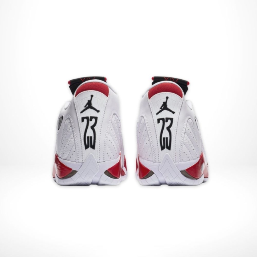 Rear view of Air Jordan 14