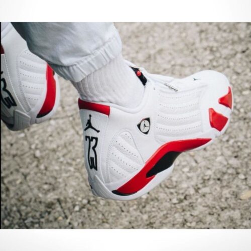 Real lifestyle image of Air Jordan 14