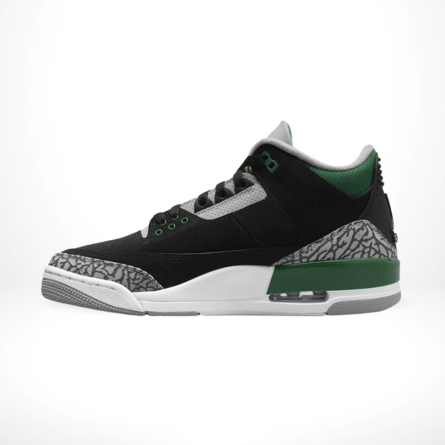 Side profile of Air Jordan 3