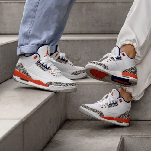 Real lifestyle image of Air Jordan 3