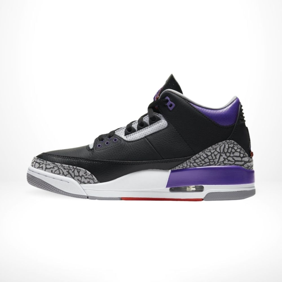Side profile of Air Jordan 3