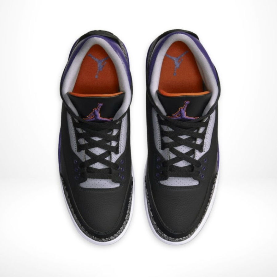 Top view of Air Jordan 3