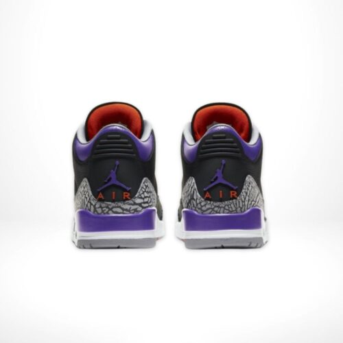 Rear view of Air Jordan 3