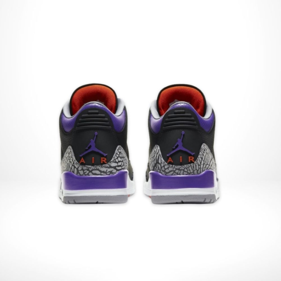 Rear view of Air Jordan 3