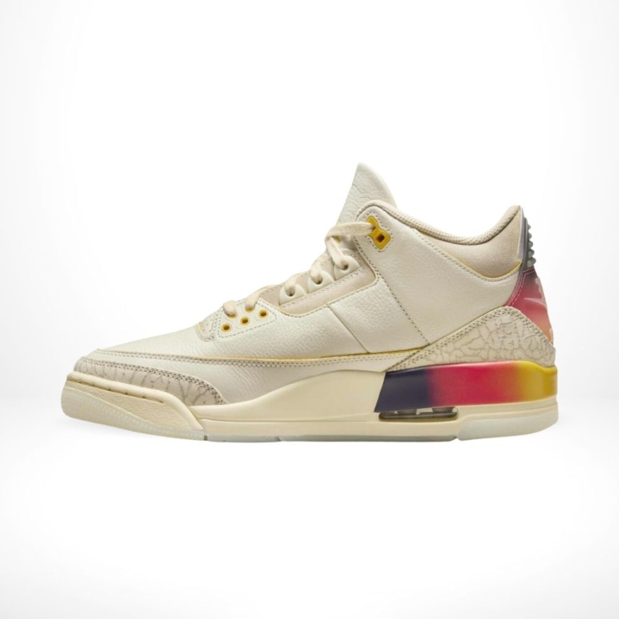 Side profile of Air Jordan
