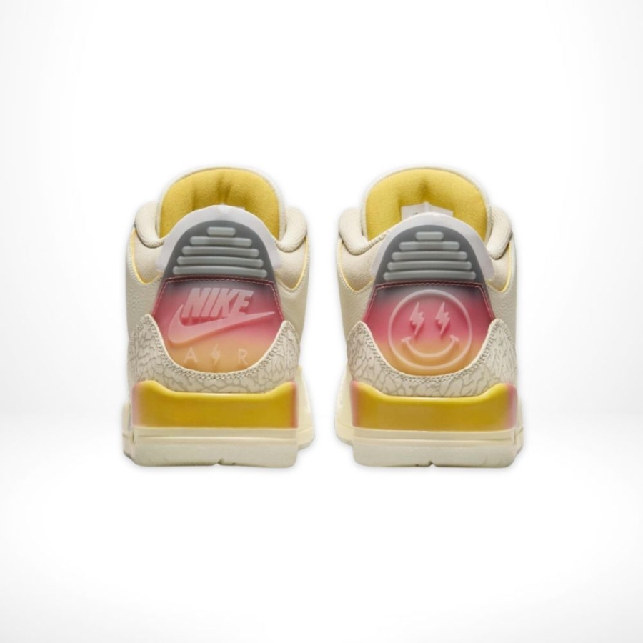 Rear view of Air Jordan 3