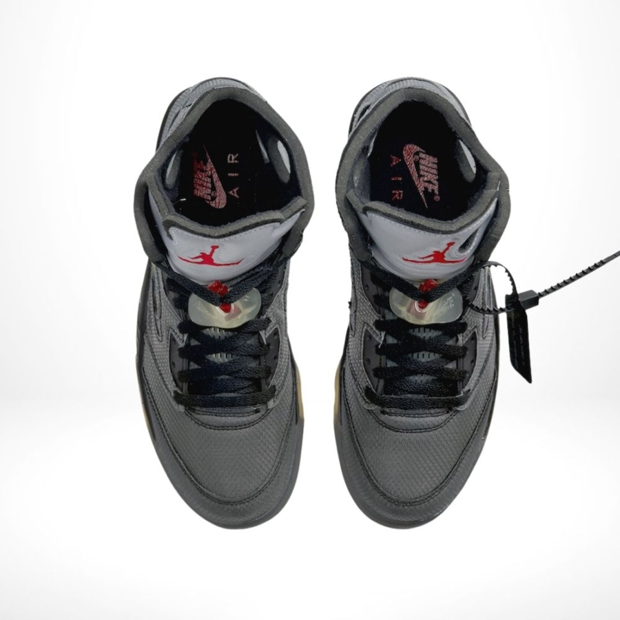 Top-down view of the Air Jordan 5