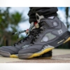 Real lifestyle image of Air Jordan 5