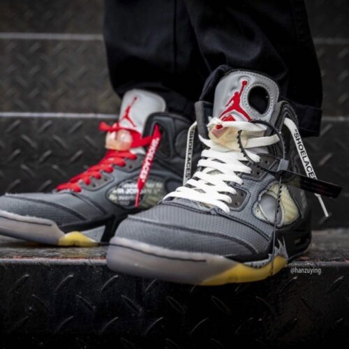 Real lifestyle image of Air Jordan 5