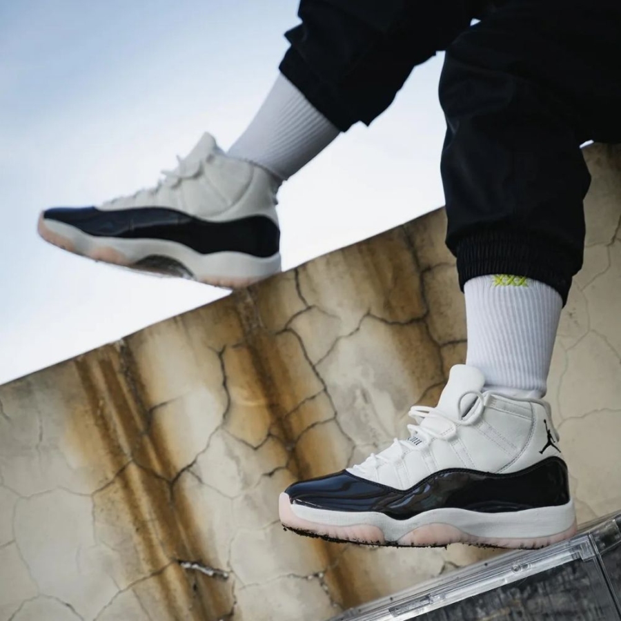 Real lifestyle image of Air Jordan 11