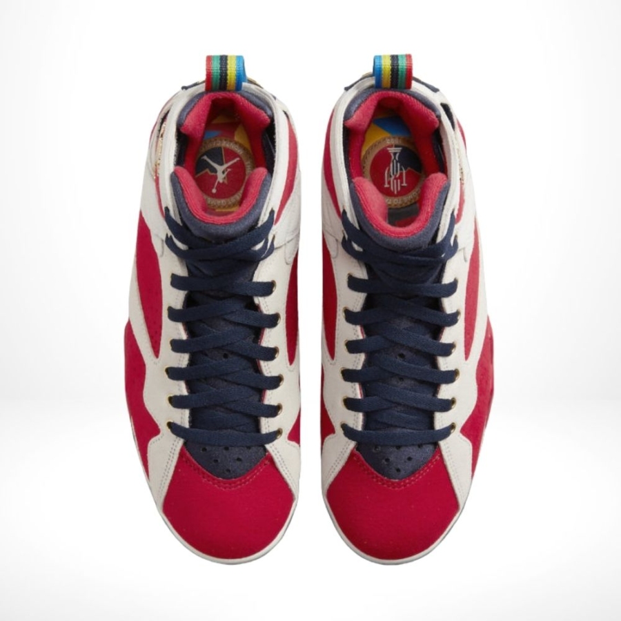 Top view of Air Jordan 7