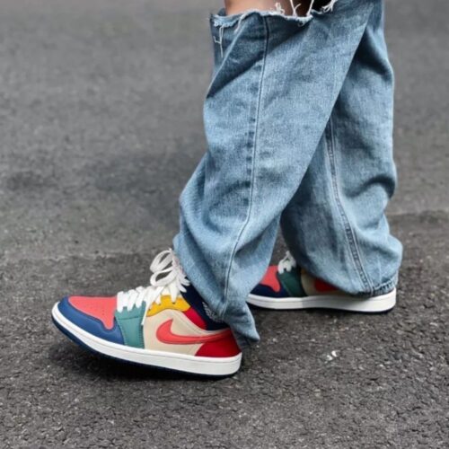 Real lifestyle image of Air Jordan 1