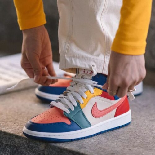 Real lifestyle image of Air Jordan 1