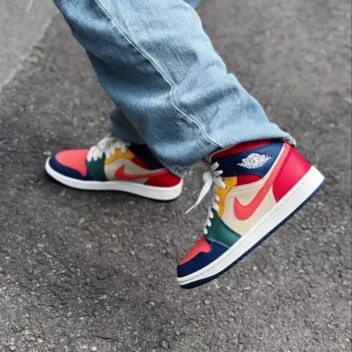Real lifestyle image of Air Jordan 1