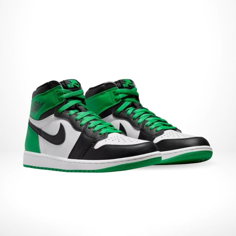 Air Jordan 1 Retro High OG Lucky Green Black - Image 2