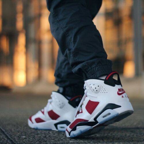 Side profile of Air Jordan 6