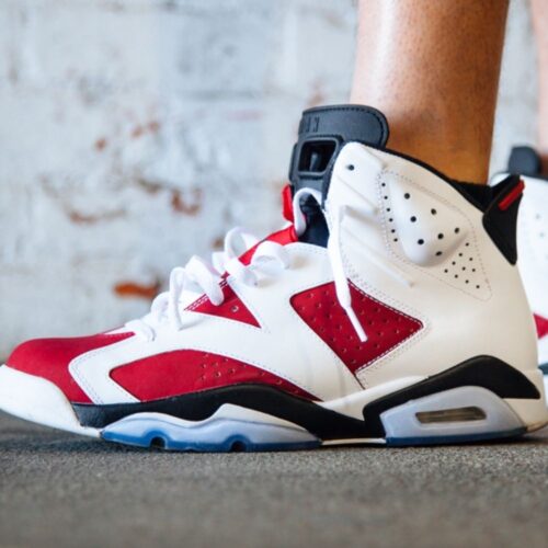 Real lifestyle image of Air Jordan 6