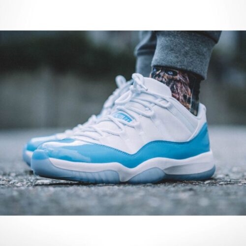 Real lifestyle image of Air Jordan 11