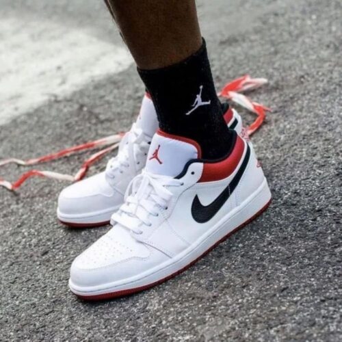 Real lifestyle image of Air Jordan 1