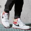 Real lifestyle image of Air Jordan 1