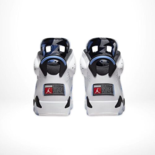 Rear view of Air Jordan 6