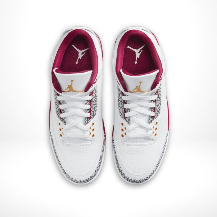 Top view of Air Jordan 3