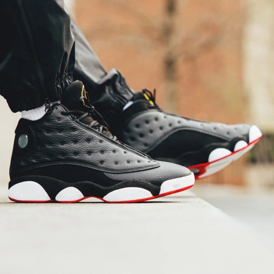 Real lifestyle image of Air Jordan 13