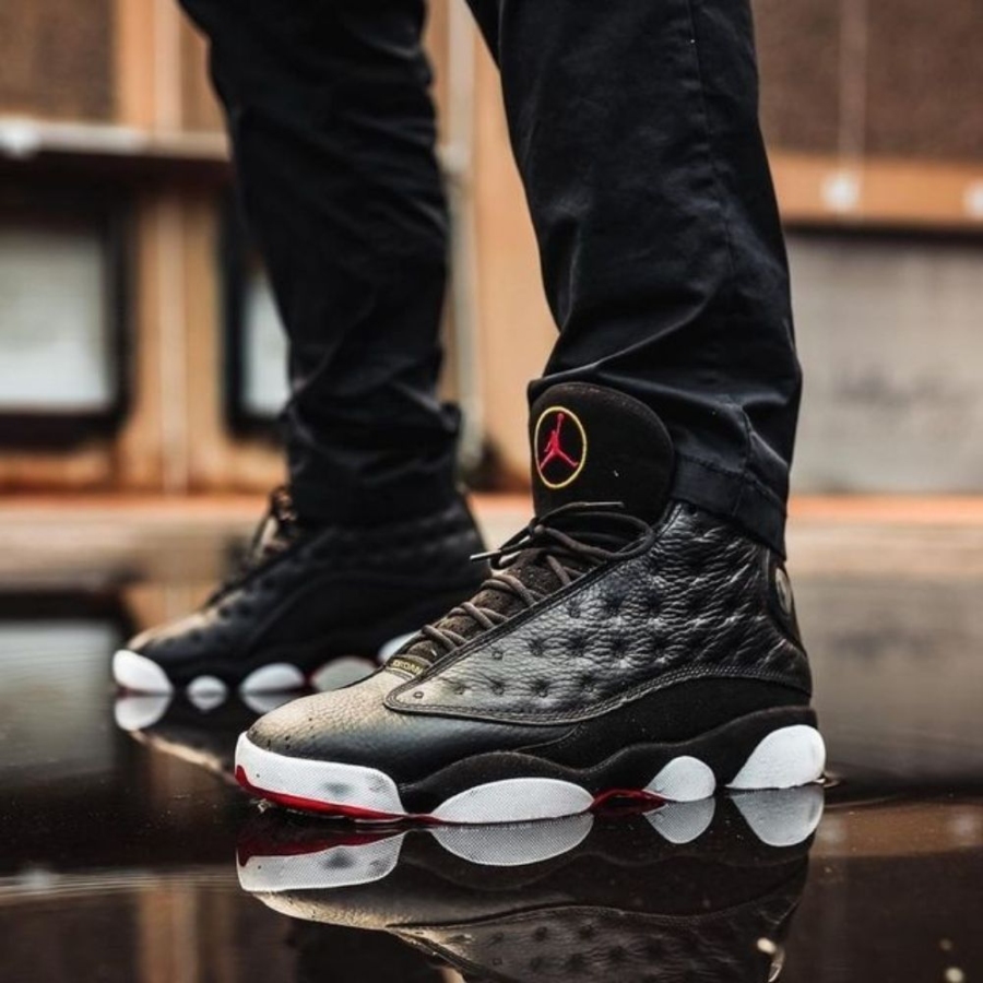 Real lifestyle image of Air Jordan 13