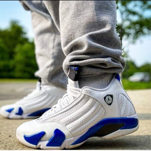 Real lifestyle image of Air Jordan 14