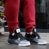 Real lifestyle image of Air Jordan 4