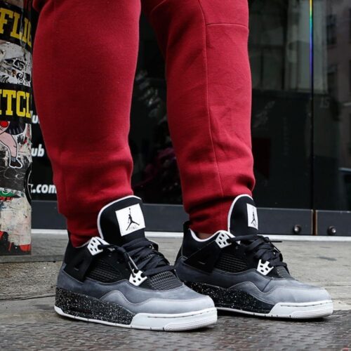 Real lifestyle image of Air Jordan 4