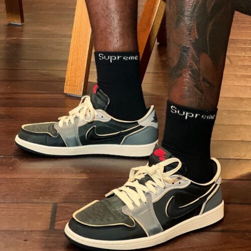 Real lifestyle image of Air Jordan 1