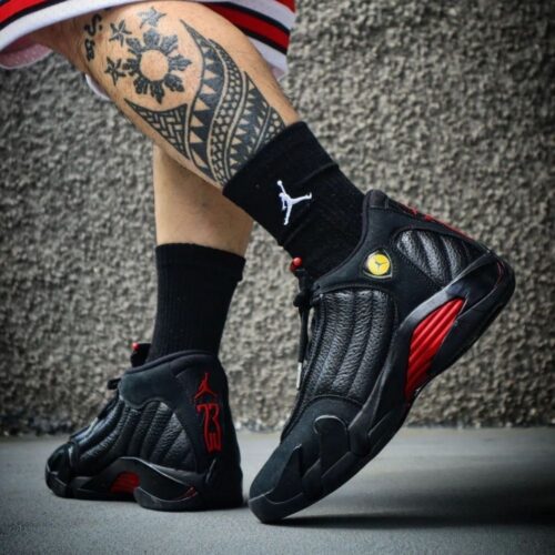 Real lifestyle image of Air Jordan 14