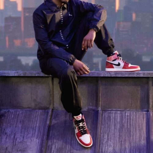 Real lifestyle image of Air Jordan 1