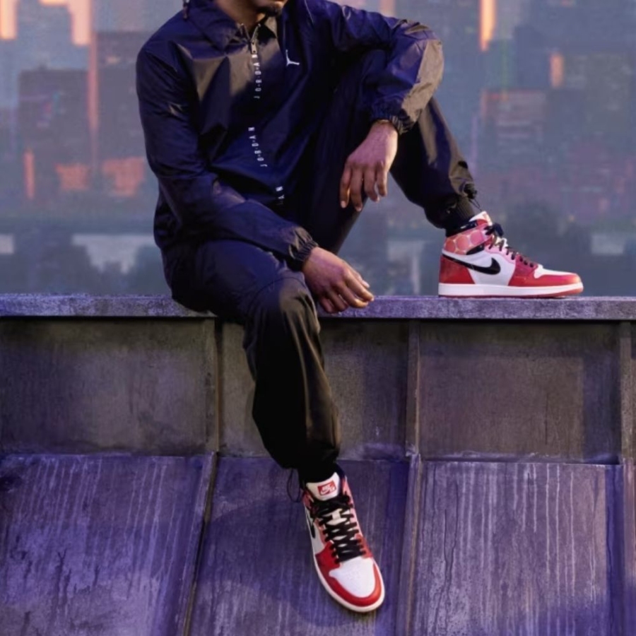 Real lifestyle image of Air Jordan 1