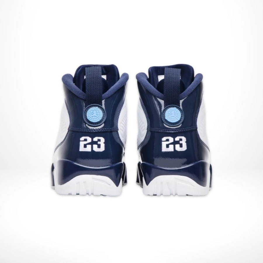Rear view of Air Jordan 9