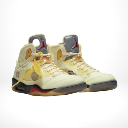Angle view of Air Jordan 5