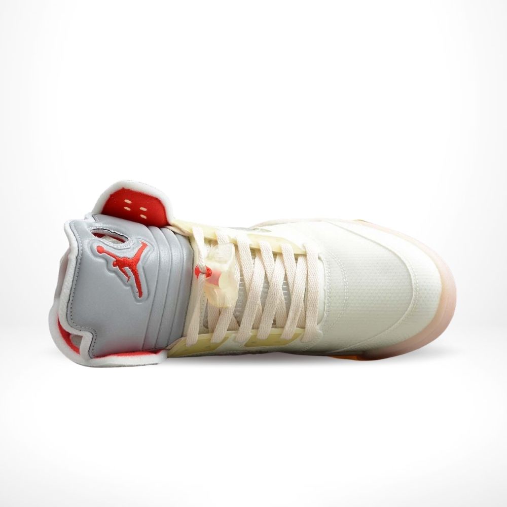 Top-down view of the Air Jordan 5